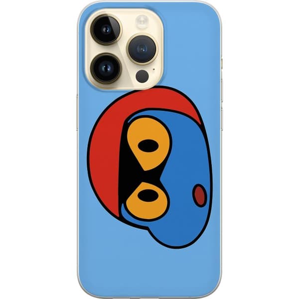 Apple iPhone 15 Pro Gjennomsiktig deksel Bold Bot Head