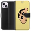 Miniatyrbild 1 av 3: Apple iPhone 15 Plånboksfodral Peeking Shinchan