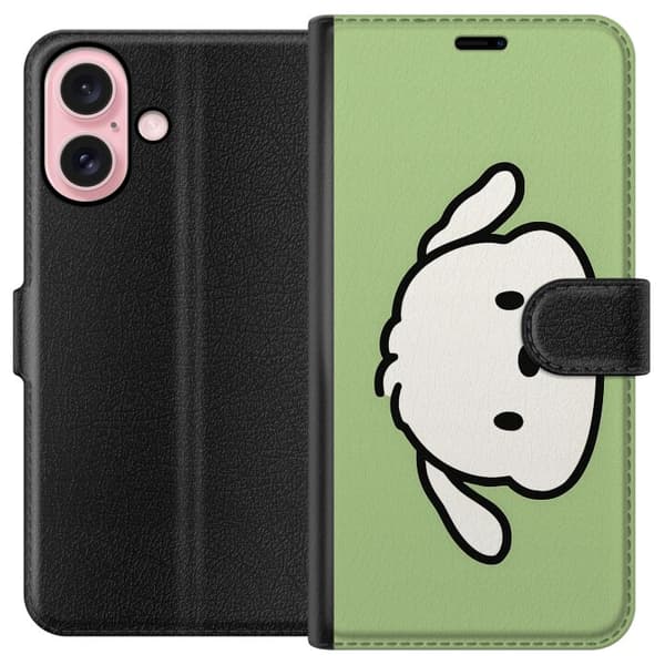 Apple iPhone 16 Lompakkokotelo Snoopy Flip