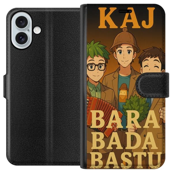 Apple iPhone 16 Plus Tegnebogsetui KAJ Bara kun bader i saunaen