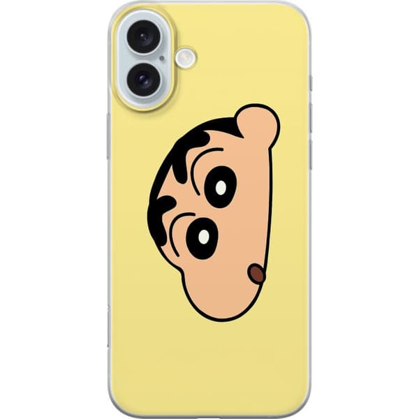 Apple iPhone 16 Plus Gennemsigtig cover Peeking Shinchan
