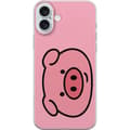 Pikkukuva 1 / 3: Apple iPhone 16 Plus Läpinäkyvä kuori Kawaii Piggy