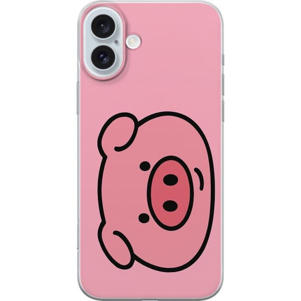 Apple iPhone 16 Plus Läpinäkyvä kuori Kawaii Piggy