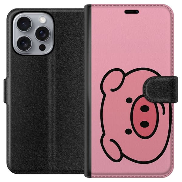 Apple iPhone 16 Pro Max Tegnebogsetui Kawaii Piggy