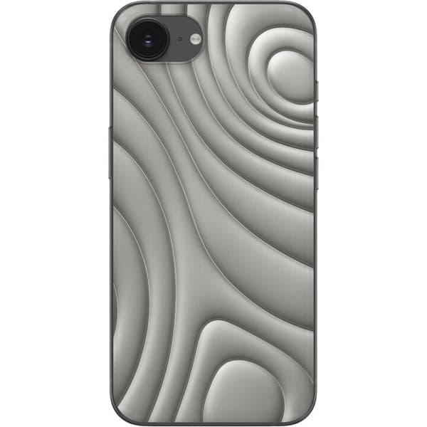 Apple iPhone 16e Läpinäkyvä kuori Hopea-aallot