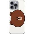 Miniatyrbillede 1 af 3: Apple iPhone 16 Pro Max Gennemsigtig cover line friends brown