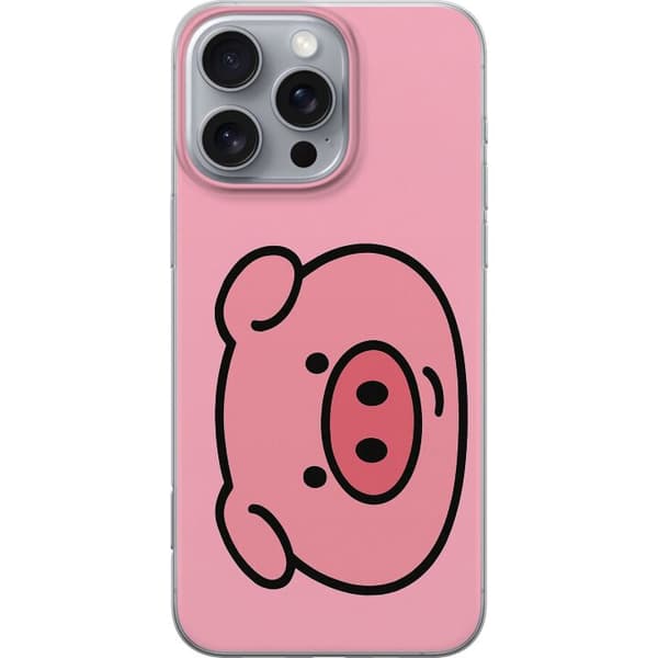 Apple iPhone 16 Pro Max Läpinäkyvä kuori Kawaii Piggy