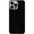 Miniatyrbillede 1 af 3: Apple iPhone 16 Pro Max Gennemsigtig cover Sorte Bølger