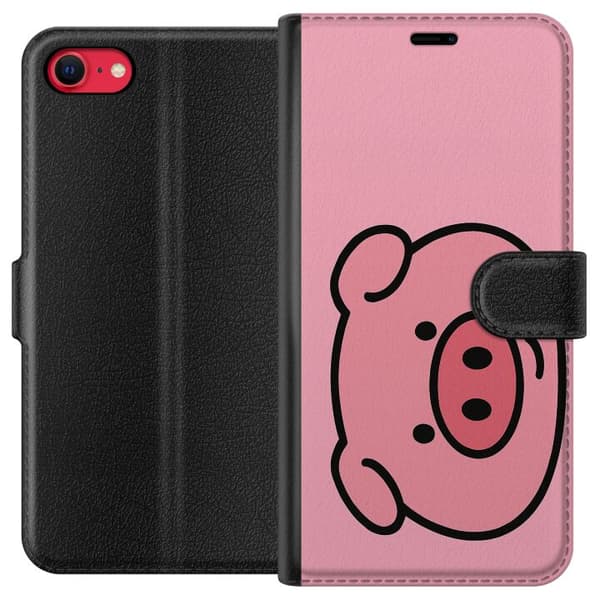 Apple iPhone SE (2022) Tegnebogsetui Kawaii Piggy