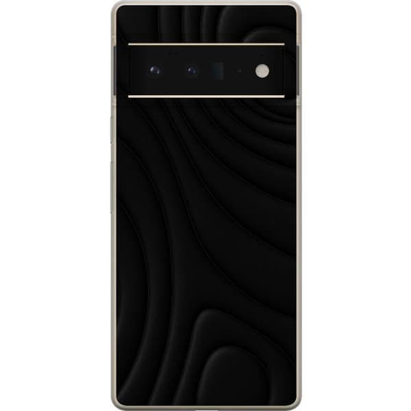 Google Pixel 6 Pro Läpinäkyvä kuori Tummat Aallot