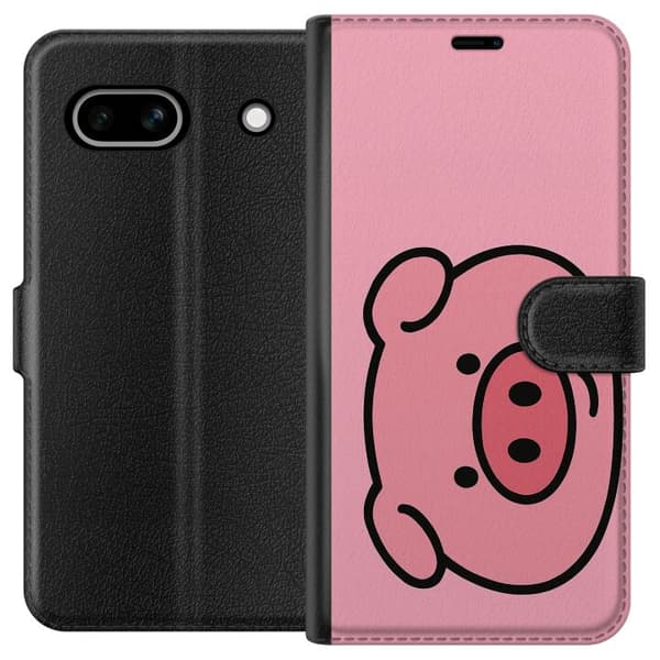 Google Pixel 7a Plånboksfodral Kawaii Piggy