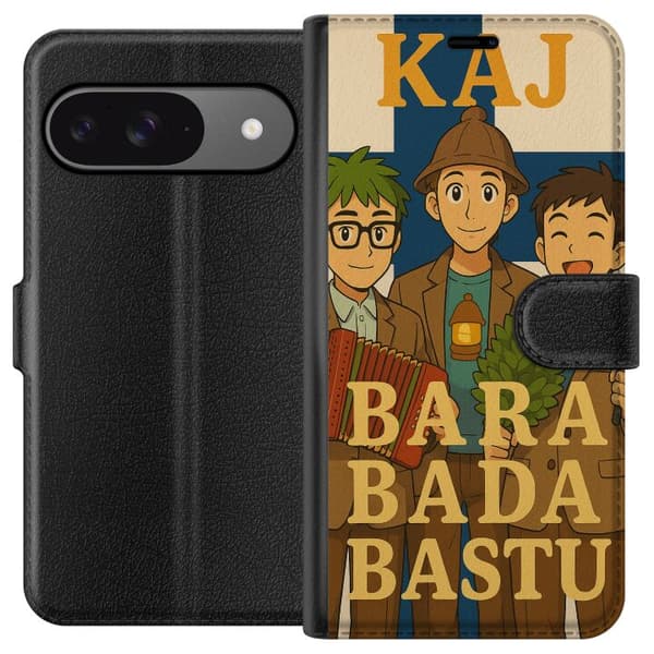 Google Pixel 9 Pro Lompakkokotelo Vain ota sauna KAJ