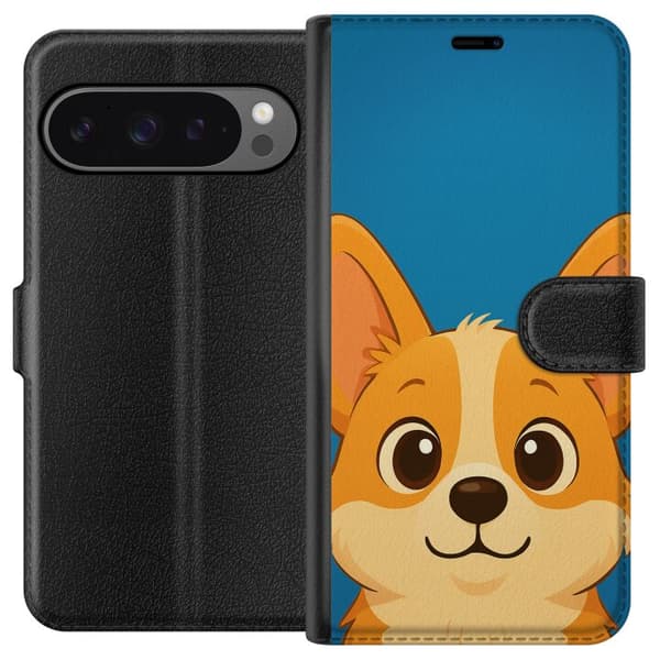 Google Pixel 9 Pro XL Plånboksfodral Hello Corgi