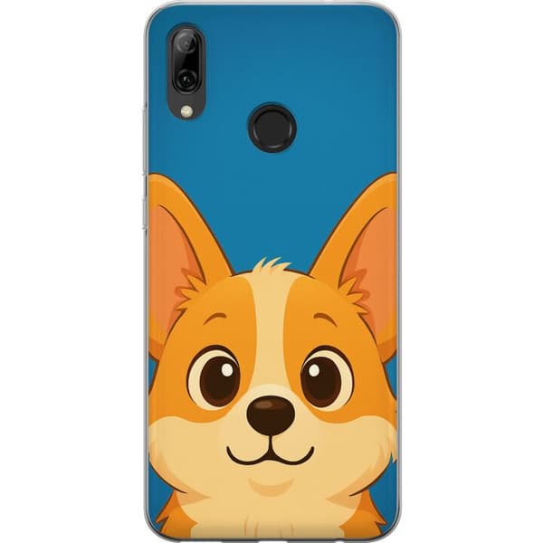 Huawei P smart 2019 Genomskinligt Skal Hello Corgi