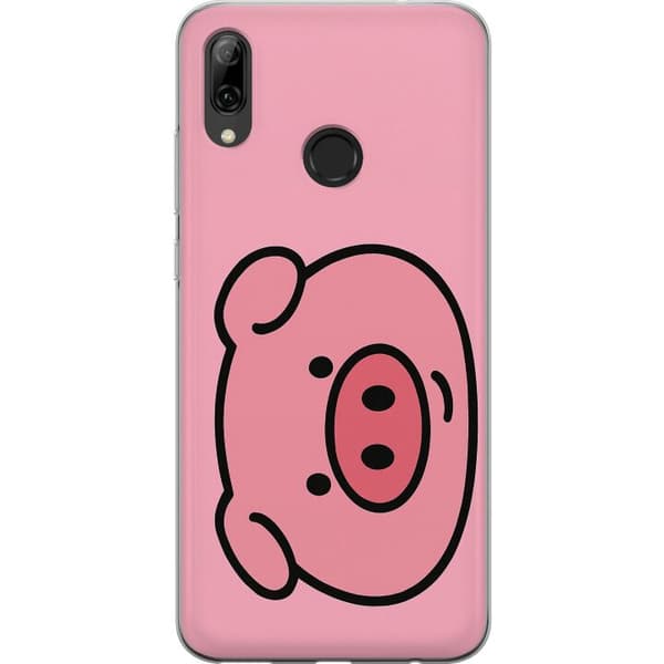 Huawei P smart 2019 Gennemsigtig cover Kawaii Piggy