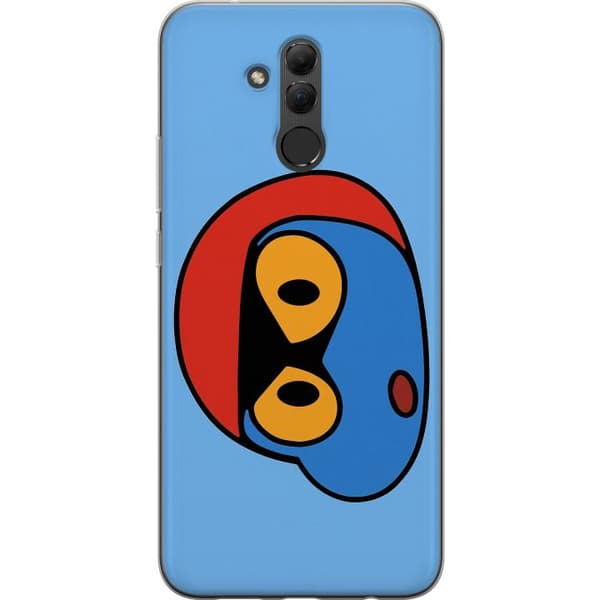 Huawei Mate 20 lite Gennemsigtig cover Bold Bot Head