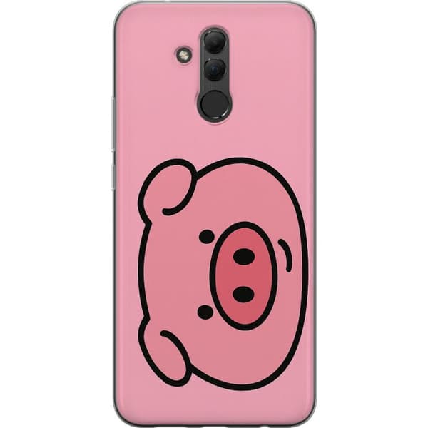 Huawei Mate 20 lite Läpinäkyvä kuori Kawaii Piggy