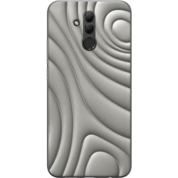 Huawei Mate 20 lite Läpinäkyvä kuori Hopea-aallot