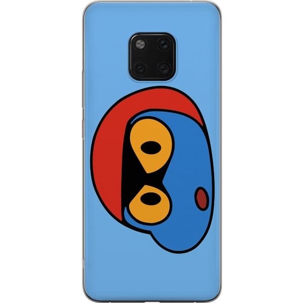 Huawei Mate 20 Pro Gjennomsiktig deksel Bold Bot Head