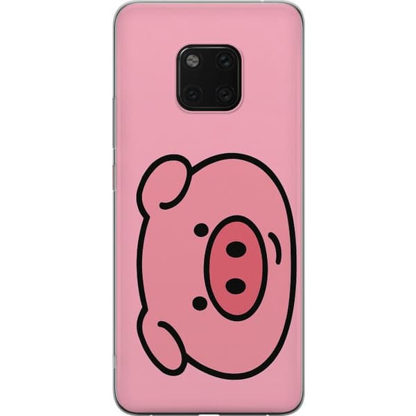 Huawei Mate 20 Pro Läpinäkyvä kuori Kawaii Piggy