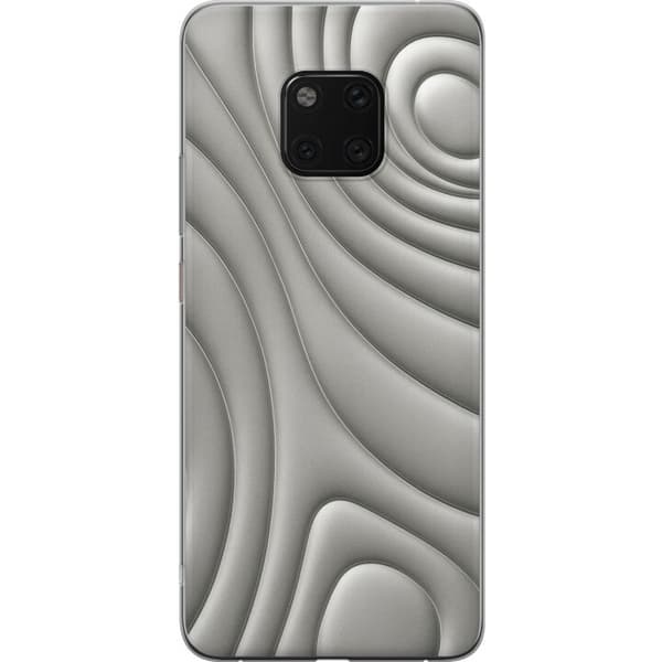 Huawei Mate 20 Pro Gennemsigtig cover Sølvbølger