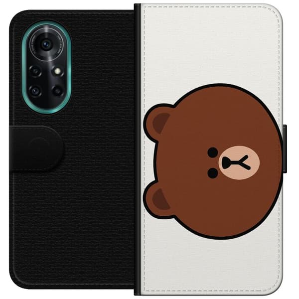 Huawei nova 8 Pro Lommeboketui line friends brown