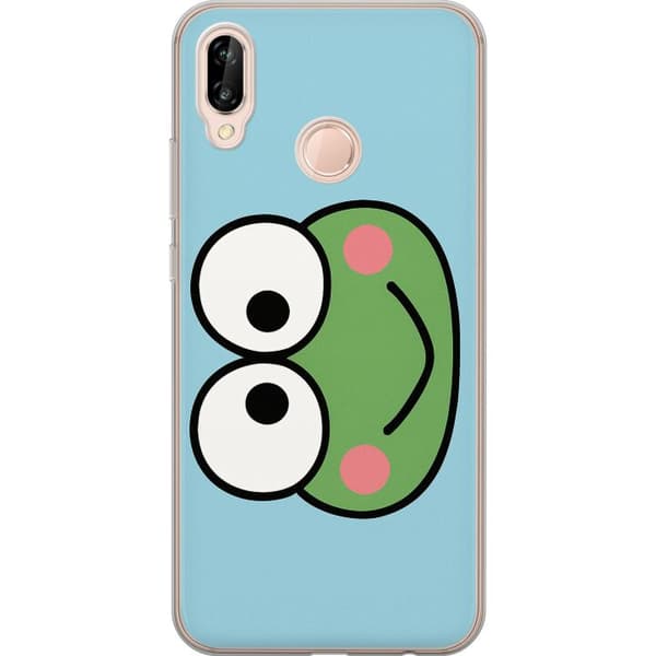 Huawei P20 lite Genomskinligt Skal Keroppi Smile