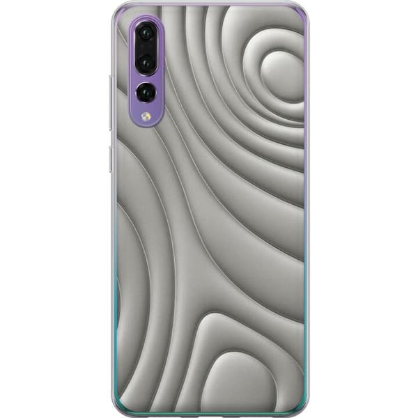 Huawei P20 Pro Gennemsigtig cover Sølvbølger