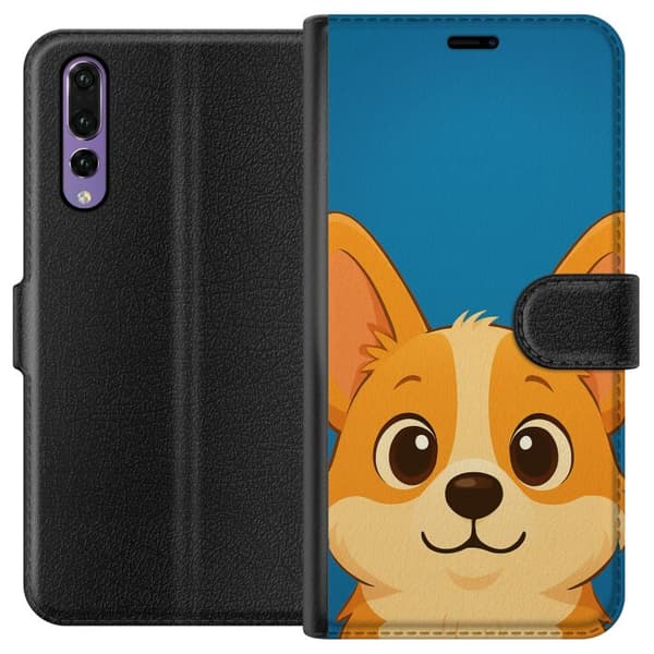 Huawei P20 Pro Lommeboketui Hello Corgi