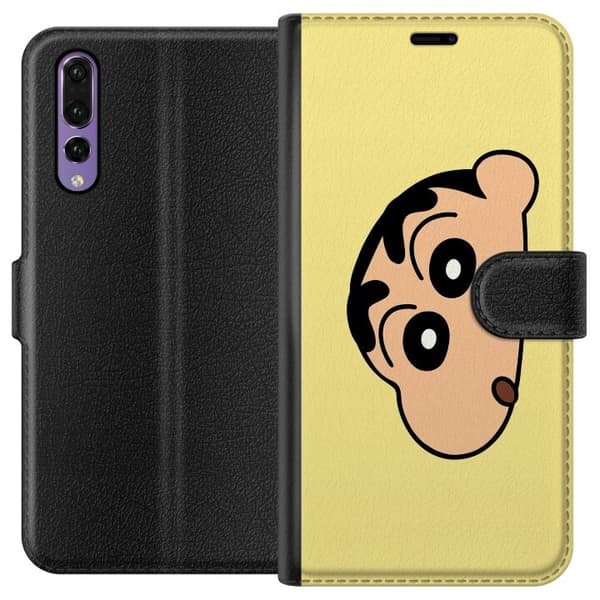 Huawei P20 Pro Lommeboketui Peeking Shinchan