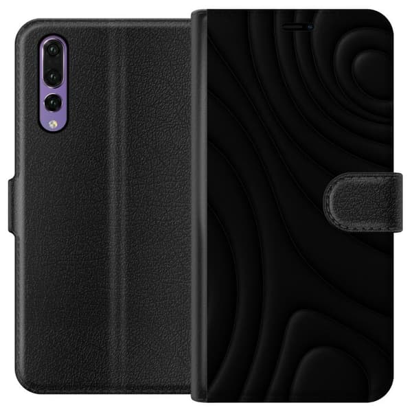 Huawei P20 Pro Lompakkokotelo Tummat Aallot