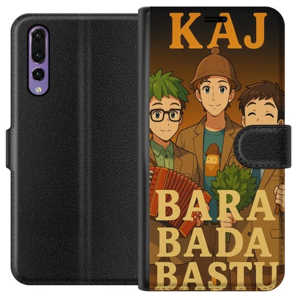 Huawei P20 Pro Tegnebogsetui KAJ Bara kun bader i saunaen