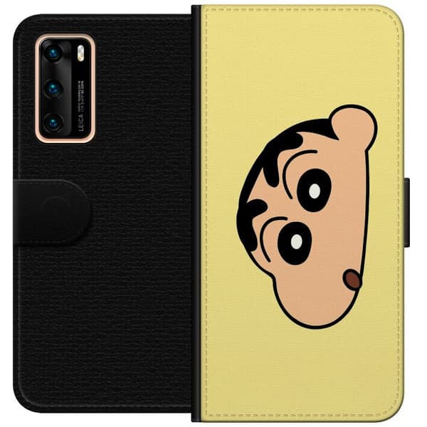 Huawei P40 Lommeboketui Peeking Shinchan