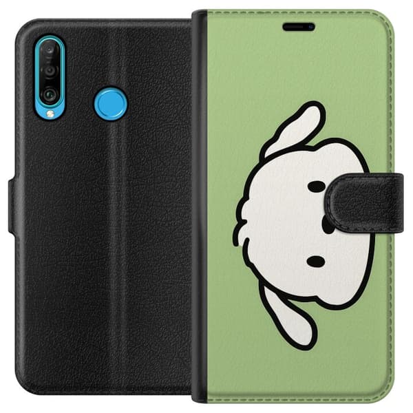Huawei P30 lite Lommeboketui Snoopy Flip