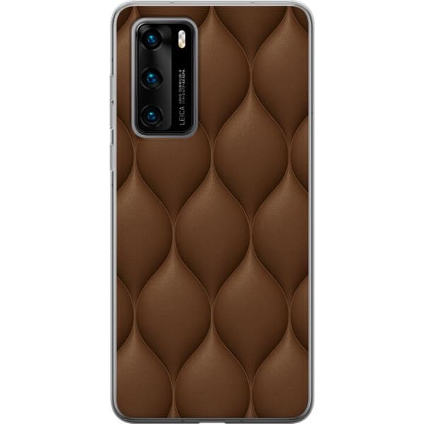 Huawei P40 Läpinäkyvä kuori Kaakaoskaalat