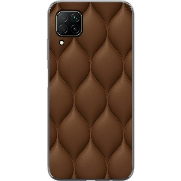 Huawei P40 lite Genomskinligt Skal Cocoa Scales
