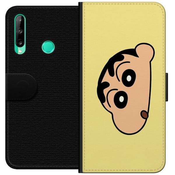 Huawei P40 lite E Lompakkokotelo Peeking Shinchan