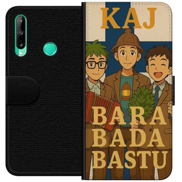Huawei P40 lite E Lompakkokotelo Vain ota sauna KAJ