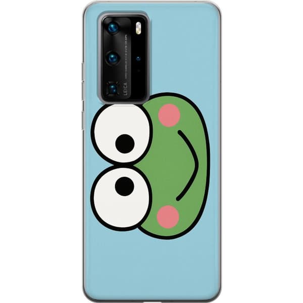 Huawei P40 Pro Läpinäkyvä kuori Keroppi Smile