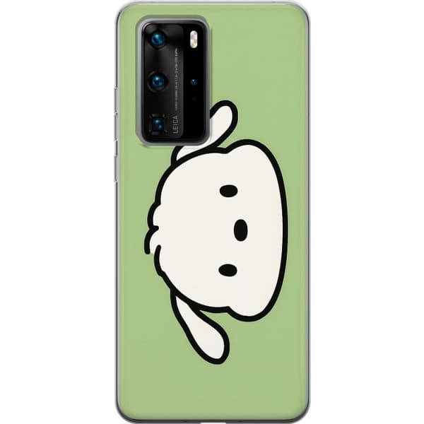 Huawei P40 Pro Gennemsigtig cover Snoopy Flip