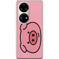 Miniatyrbild 1 av 3: Huawei P50 Pro Genomskinligt Skal Kawaii Piggy