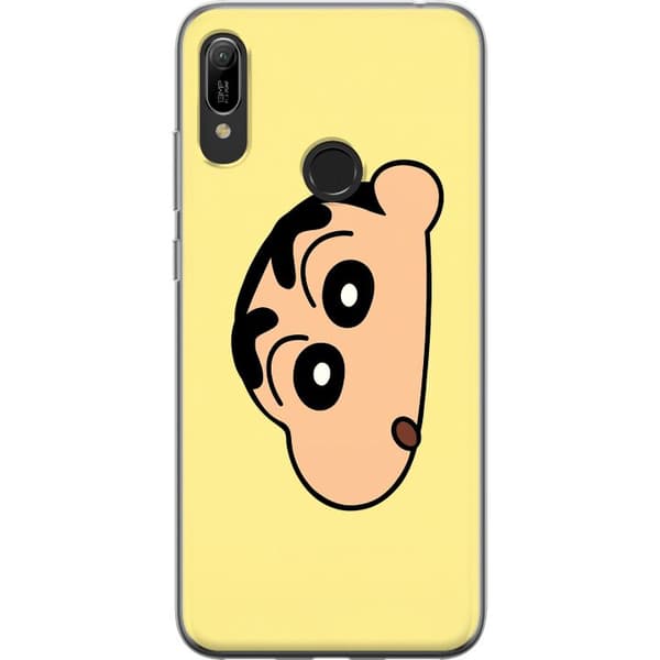 Huawei Y6 (2019) Genomskinligt Skal Peeking Shinchan