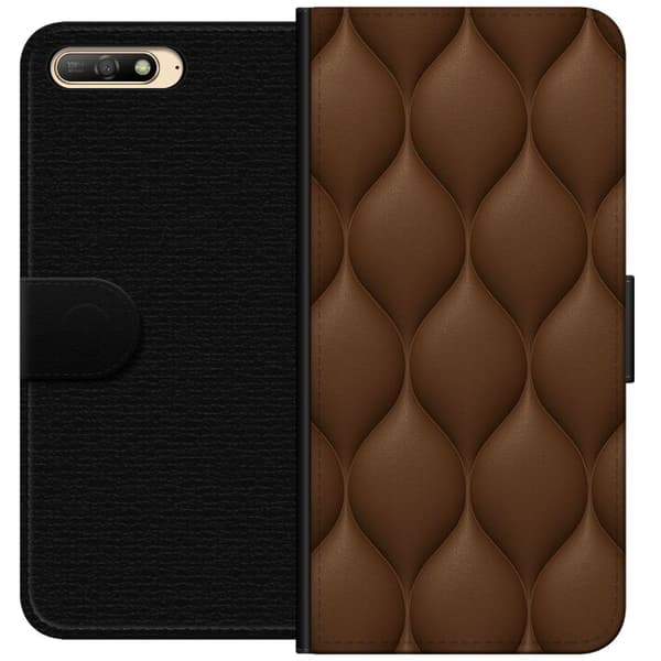 Huawei Y6 (2018) Tegnebogsetui Kakaoskalaer