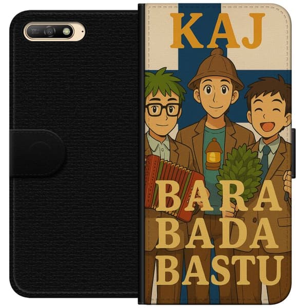 Huawei Y6 (2018) Tegnebogsetui Bare tag en sauna KAJ