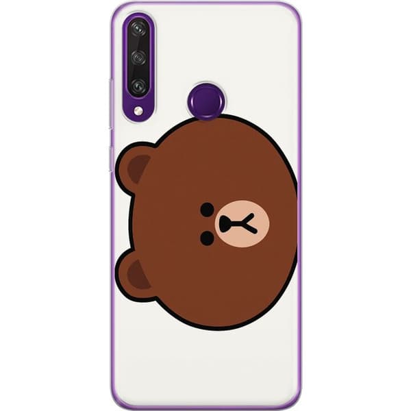 Huawei Y6p Gjennomsiktig deksel line friends brown