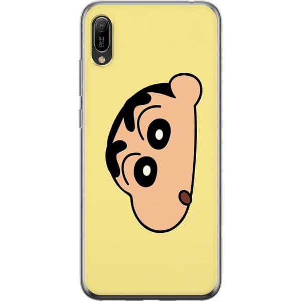Huawei Y6 Pro (2019) Genomskinligt Skal Peeking Shinchan
