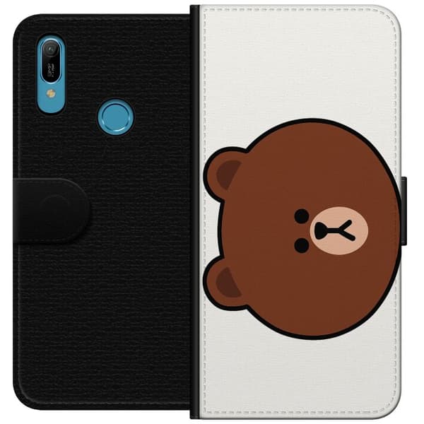 Huawei Y6 (2019) Tegnebogsetui line friends brown