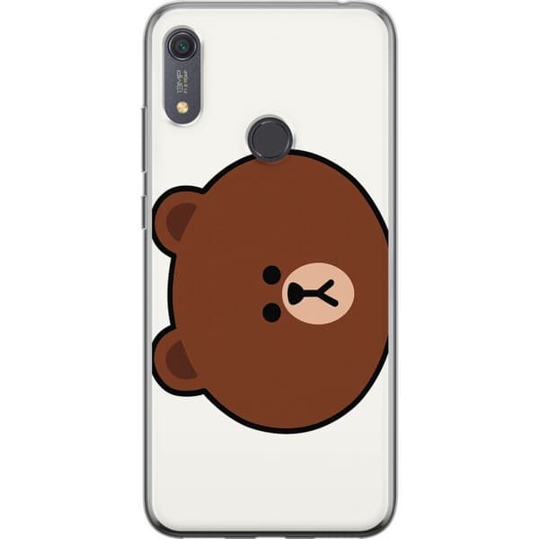 Huawei Y6s (2019) Läpinäkyvä kuori line friends brown