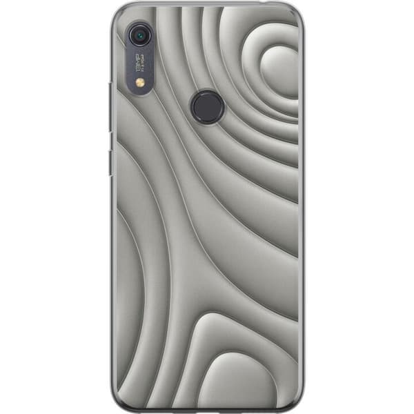 Huawei Y6s (2019) Gennemsigtig cover Sølvbølger