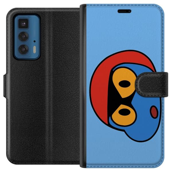 Motorola Edge 20 Pro Tegnebogsetui Bold Bot Head